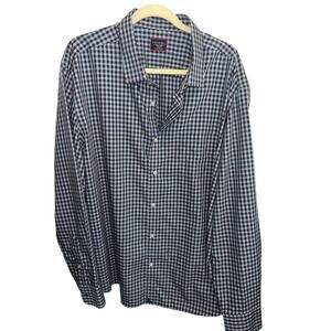 UNTUCKit men’s long sleeve button down collared  plaid shirt, size 3X